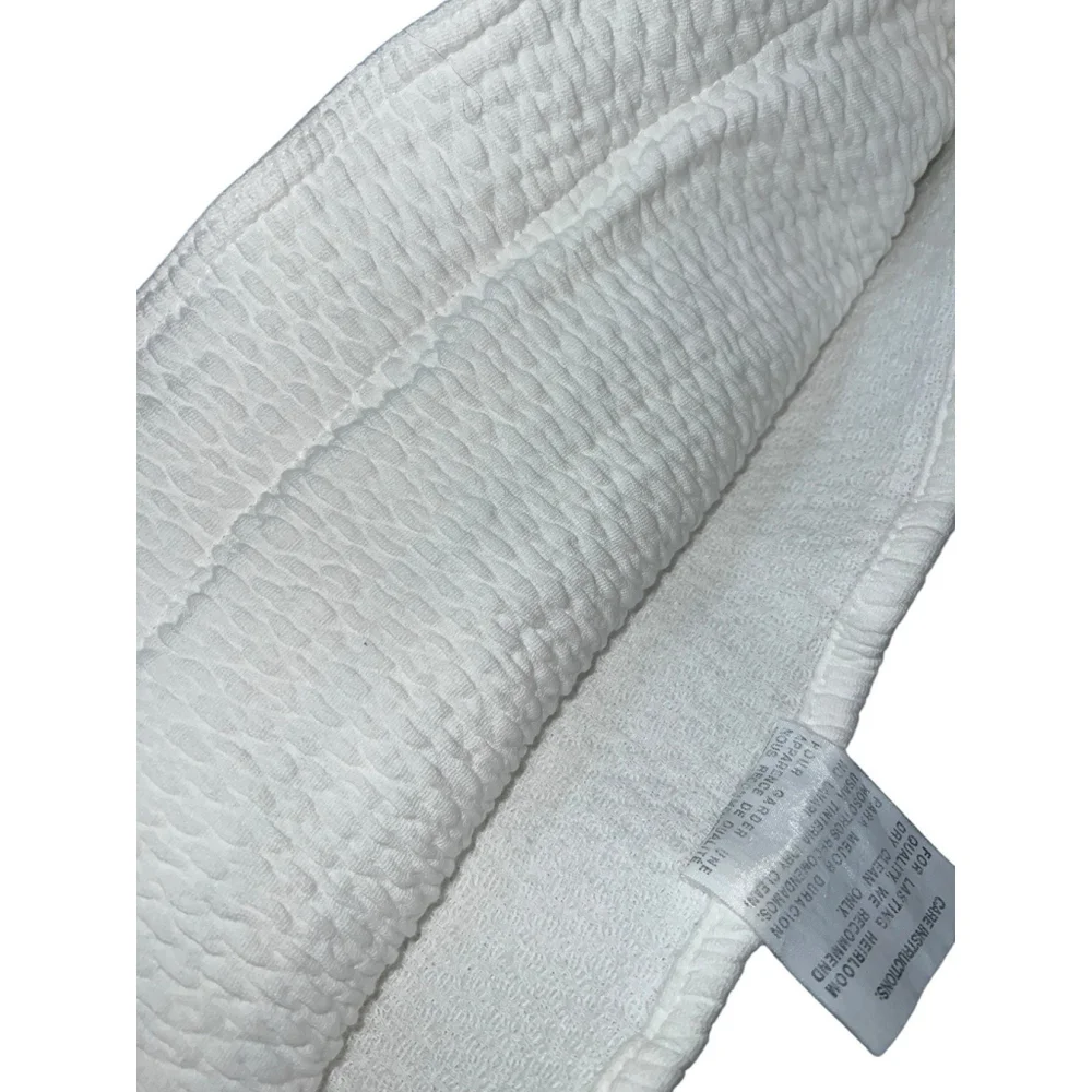 Columbine Cody White Navy Waffle Knit Pillow Shams Set of 3 traditional